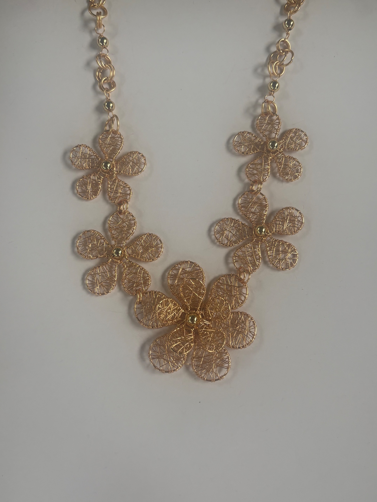 Collar flor atrapa sueños 5 # 44