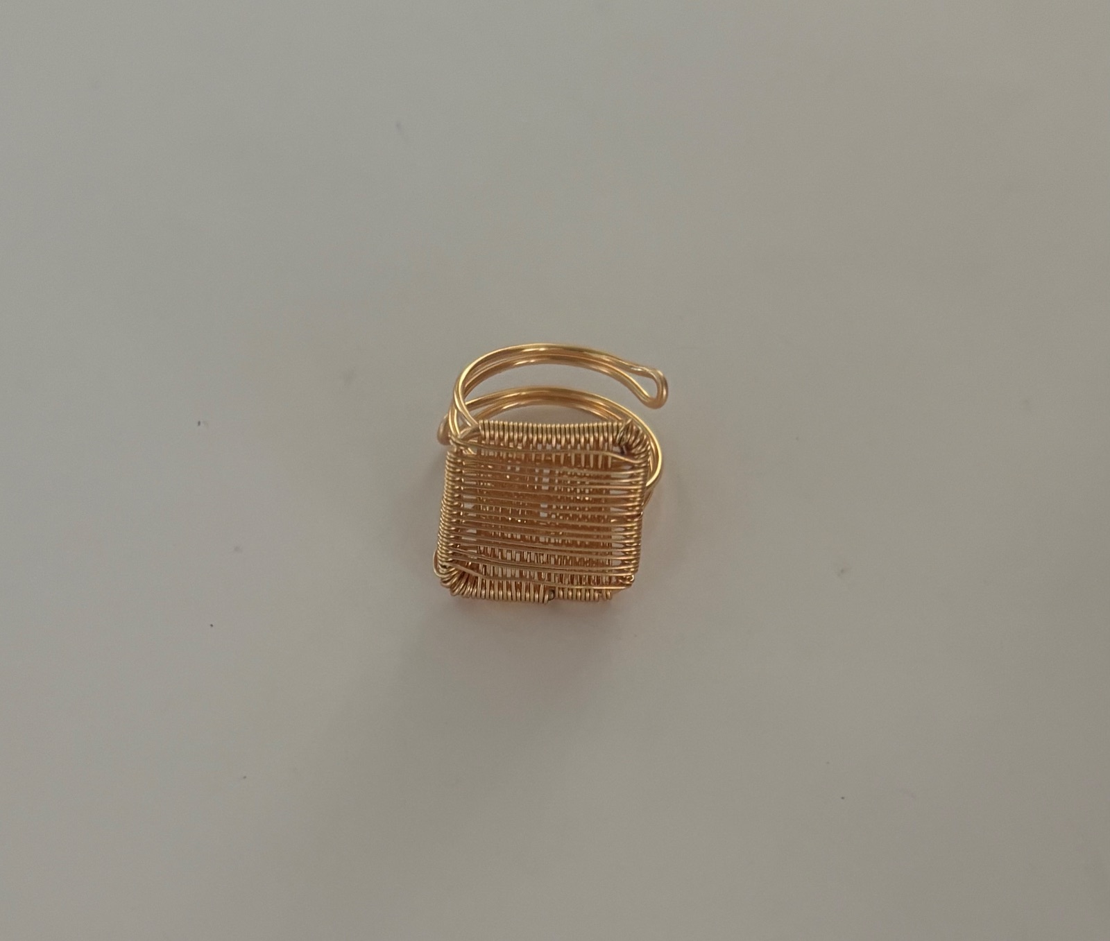 Anillo cuadrado # 24 RFF