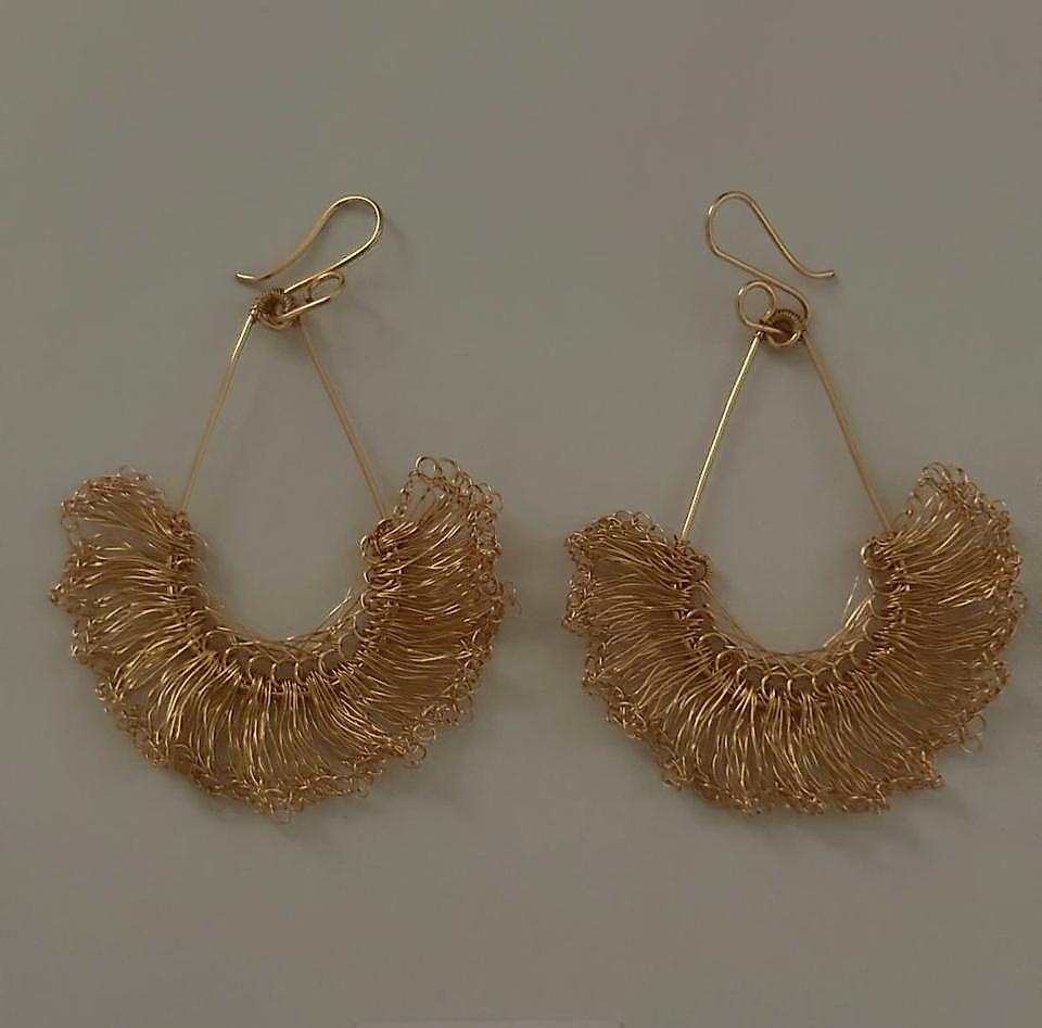 Aros gota crochet # 17 RFF