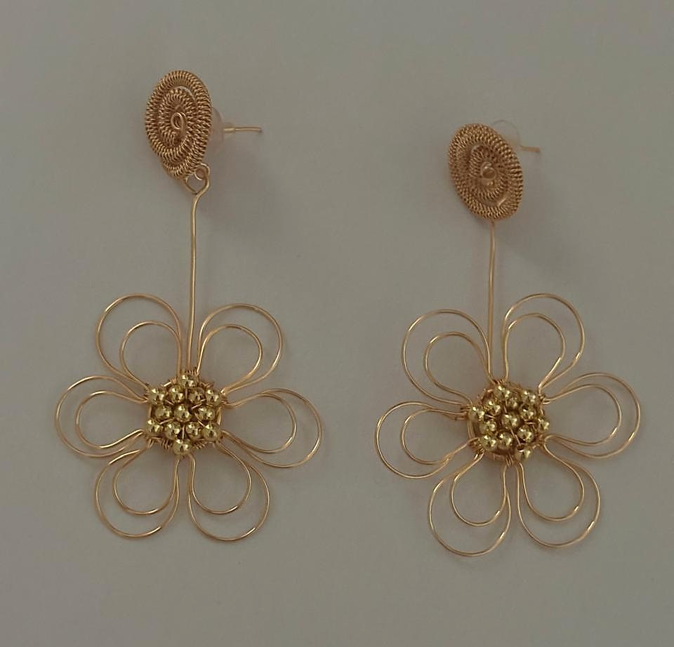 Aros flor larga # 30 RFF
