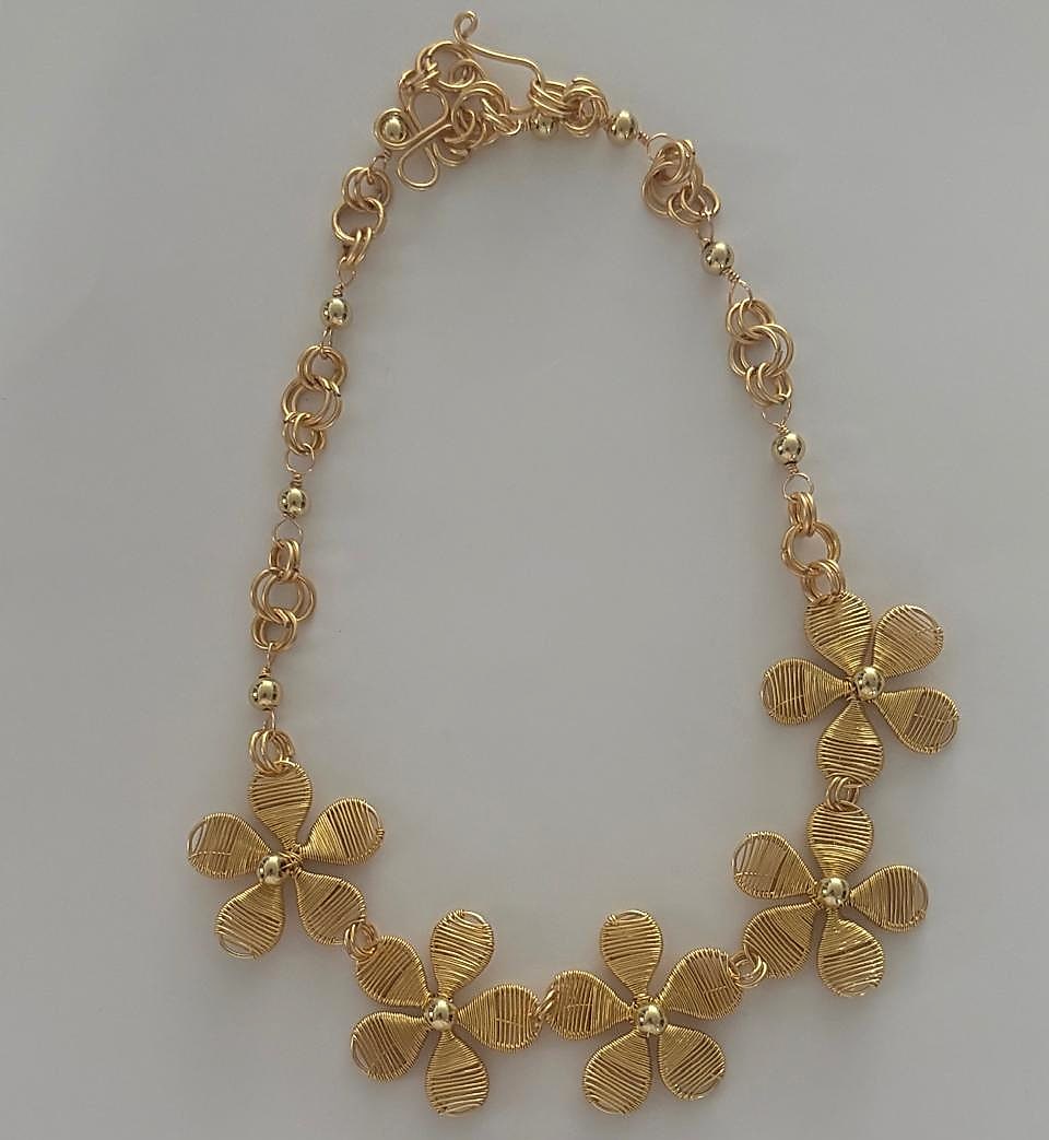 Collar flor tupida 5 # 43 RFF