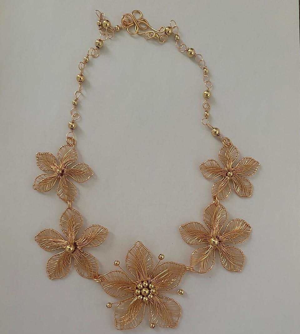 Collar 5 pétalos # 4 RFF