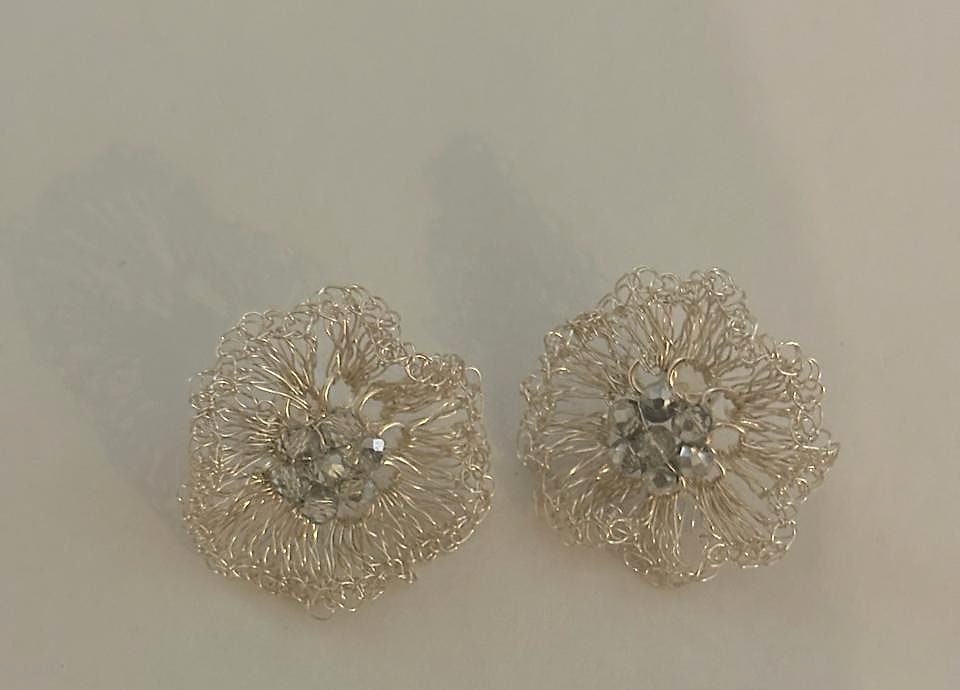 Topo flor crochet # 68 RFF