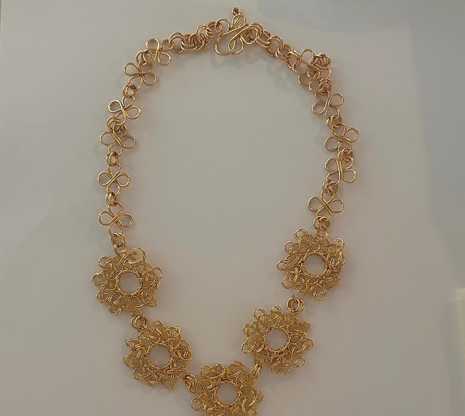 Collar 7 arabesco # 73 RFF